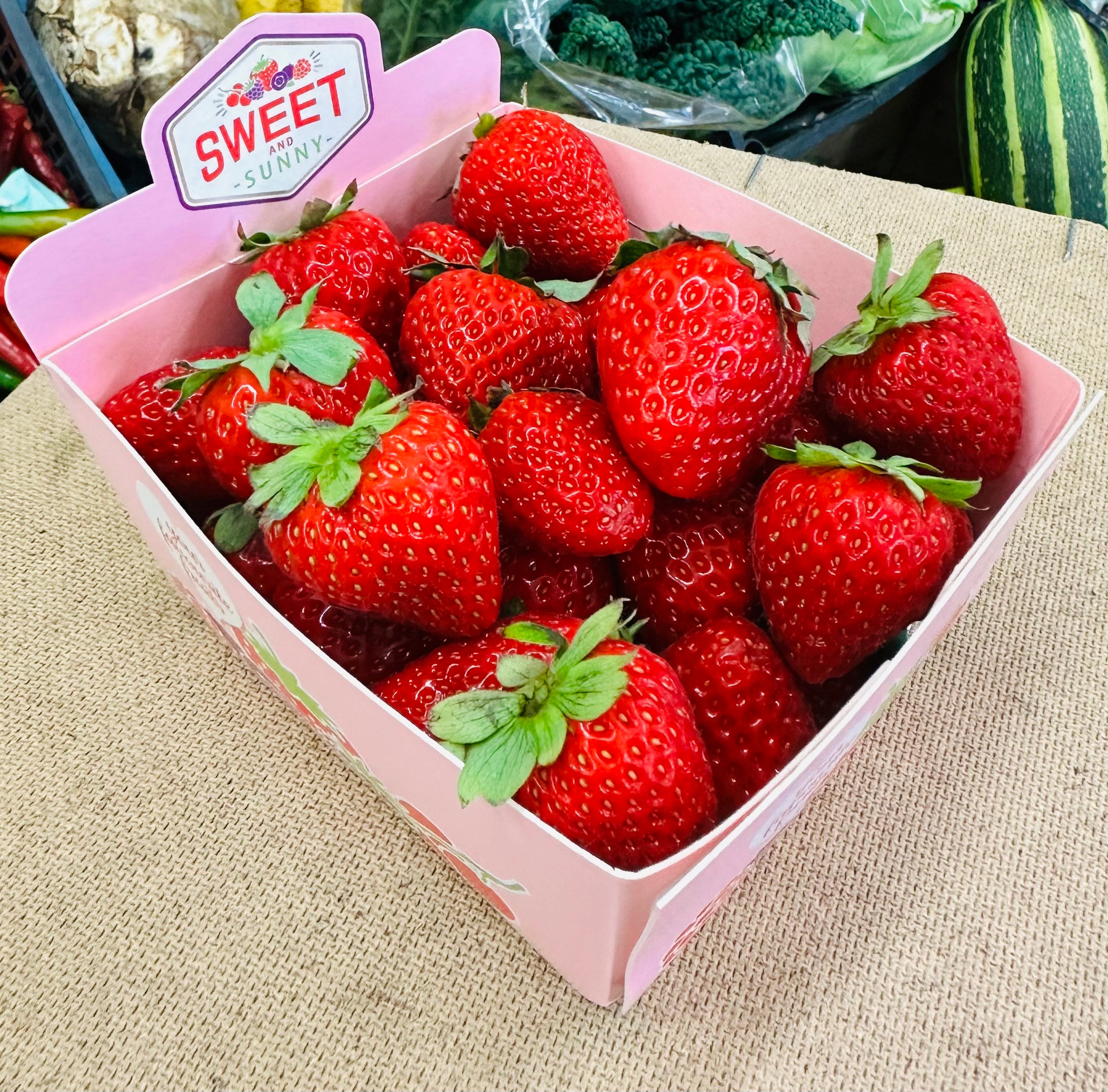 Belgium strawberries