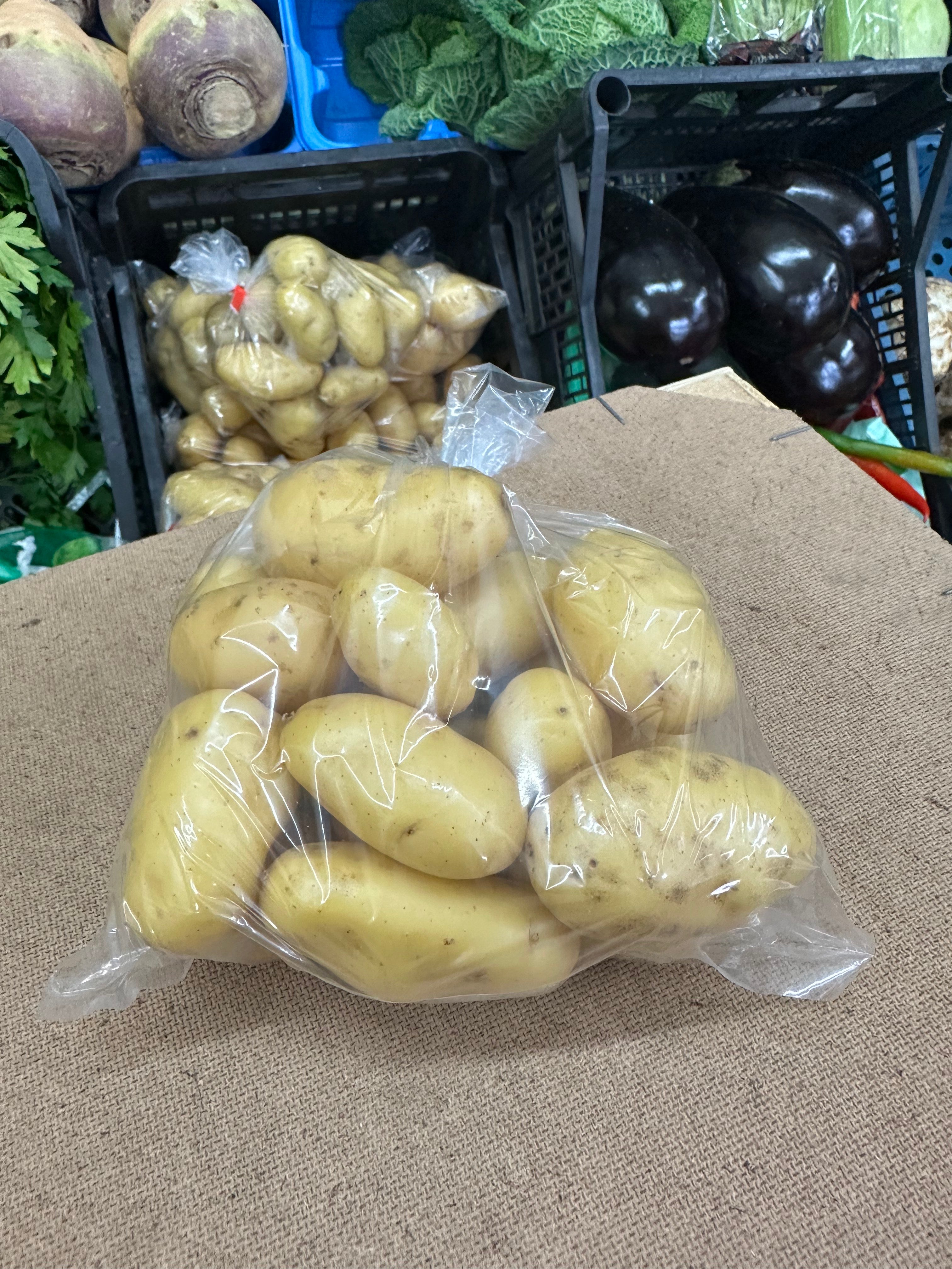 new Cornish potatoes