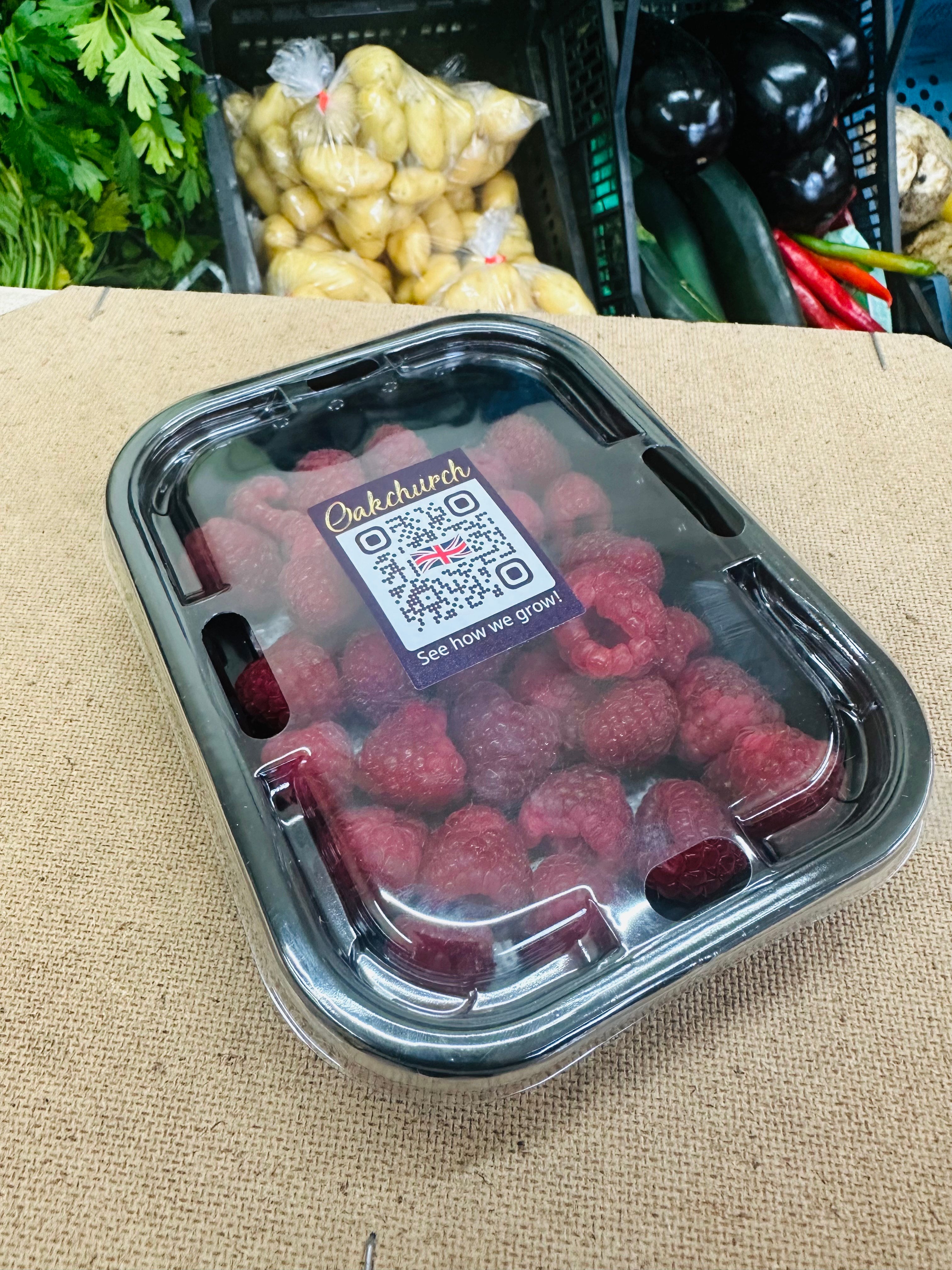 English raspberries
