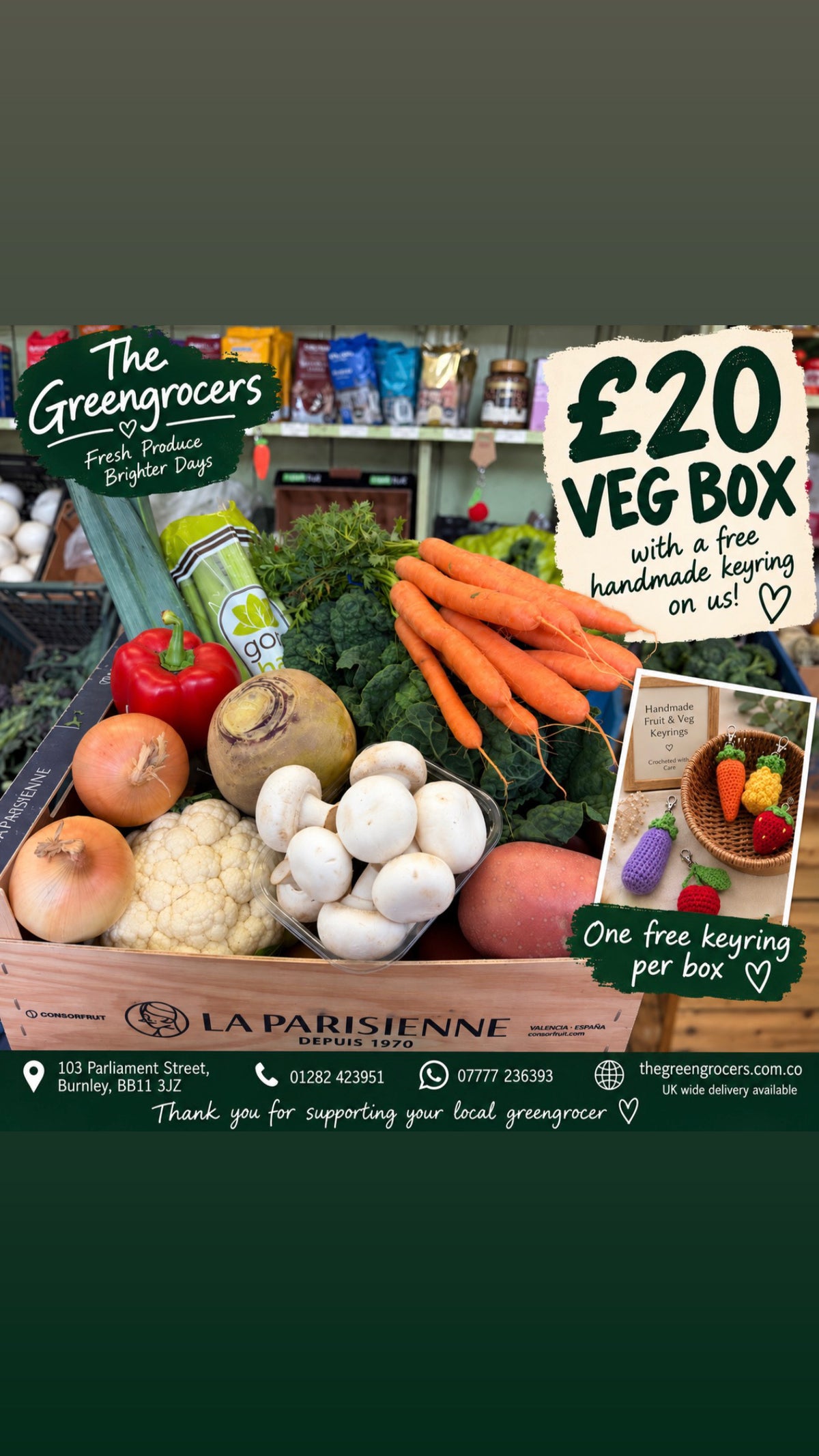 🍂🥕 £20 AUTUMN VEG BOX — PLUS A FREE GIFT ON US! 💚