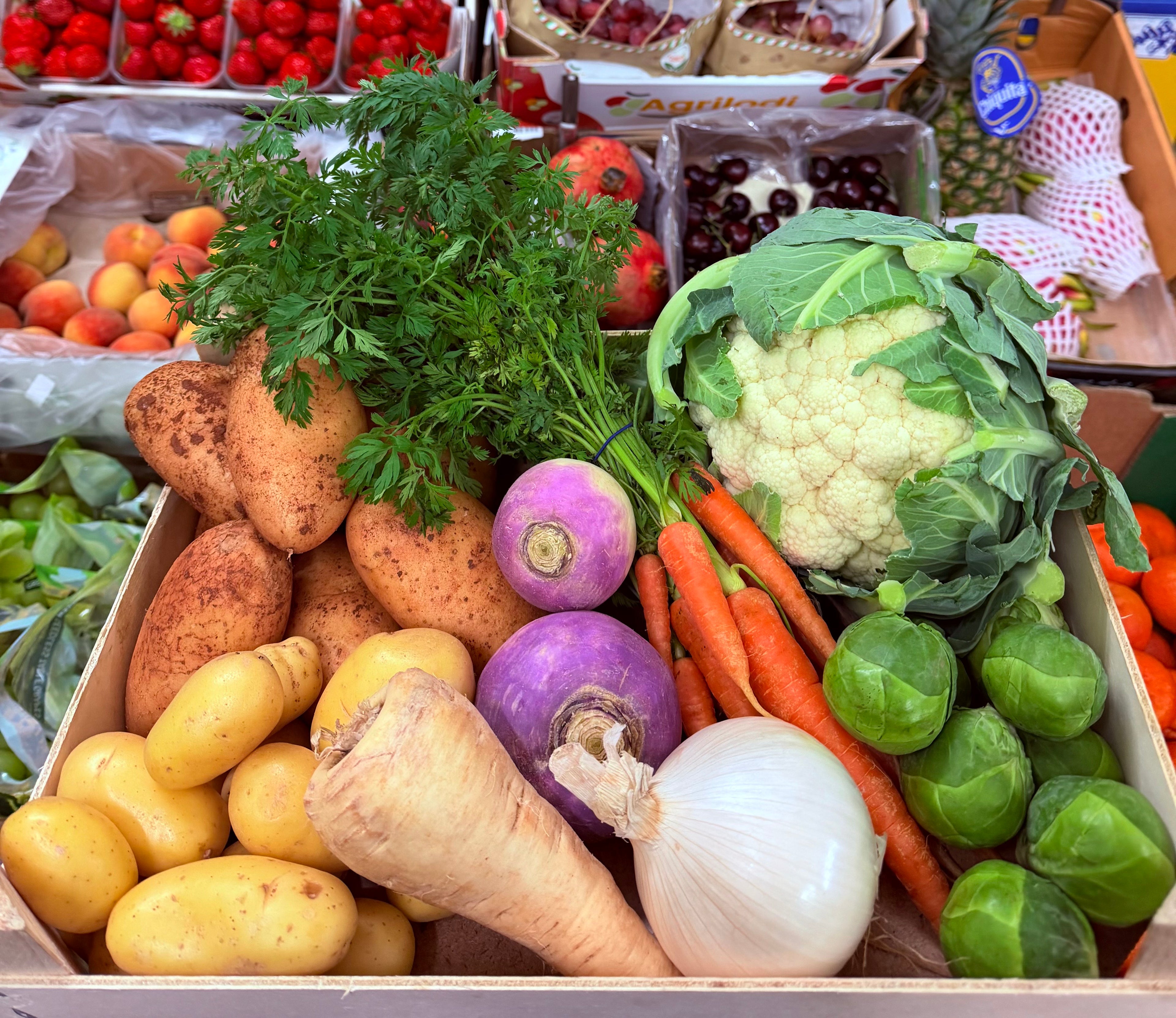 A Sunday roast veg box 3